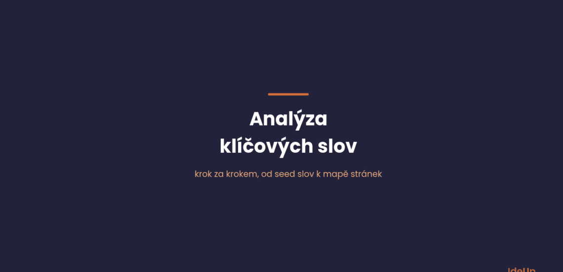 Analýza kľúčových slov krok za krokom