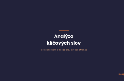 Analýza klíčových slov krok za krokem