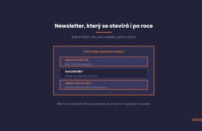 Newsletter, který lidé otevírají i po roce